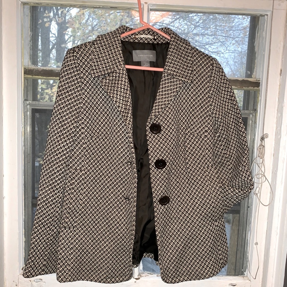 Patterned Ann Taylor Jacket
